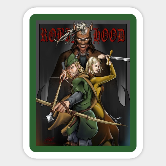 Robin Hood Live On Stage Sticker by Chesterton Stage Productions